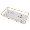 Bathroom Vanity Tray Modern Stylish Anti Slip Kitchen Sink Countertop Storage Organizer S White