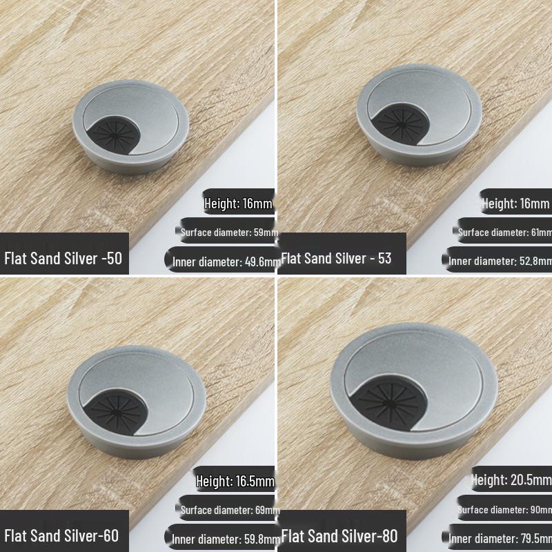 Round Desk Cable Management Grommet Cover