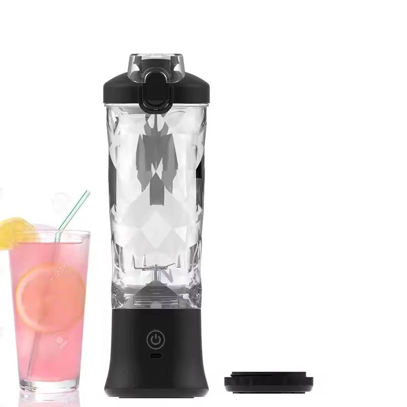 600ml Fitness Shaker Bottle, Portable Electric Fruit Juicer, Fruit Milkshake Blender, USB Charging Juice Shaker Cup