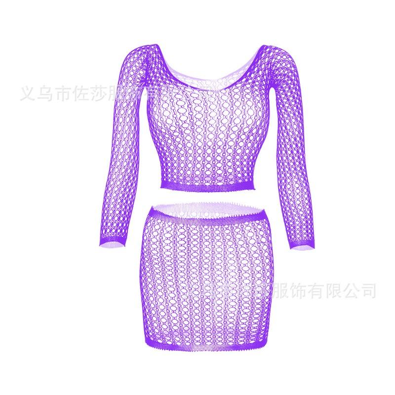Sex stockings mesh one-piece hip skirt sexy underwear