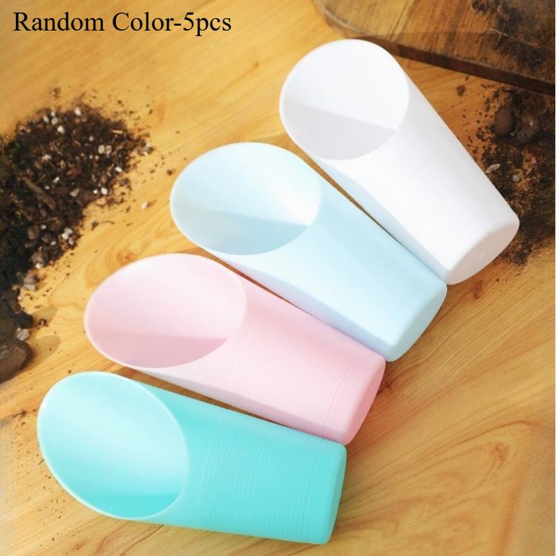 Plastic Bucket Shovel Potted Cultivation Cylinder Mini Fleshy Plant Soil Spade&Shovel Gardening Flower Pots Planting Accessories