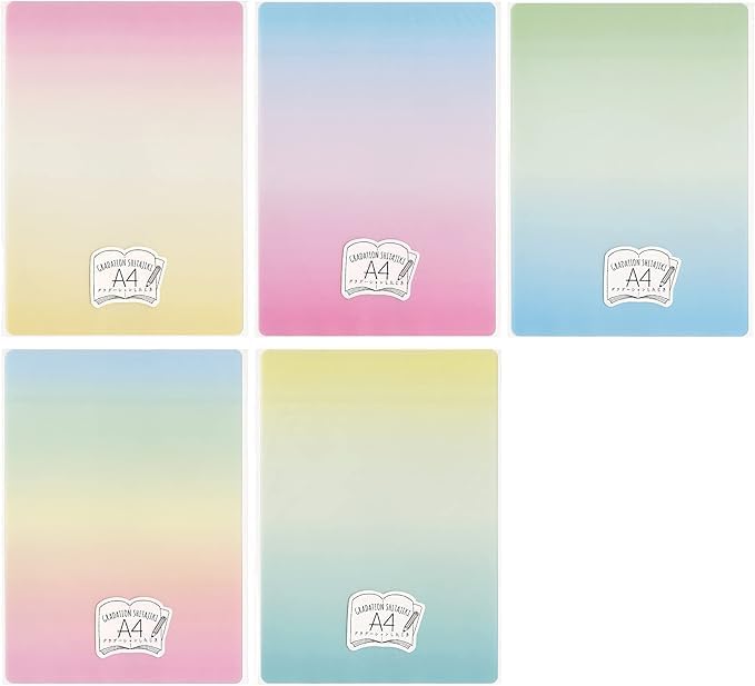 

Kyoei Plastic Градиентная подложка для стола A4 5 видов Маскирующая лента Kanatora Оригинальный набор 5 блоков, Размер, + В комплекте, GS-A4-01, 2, 3, 4,