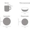 CreaTable Cozy Day Dinnerware Set, 16 Pieces (22506)