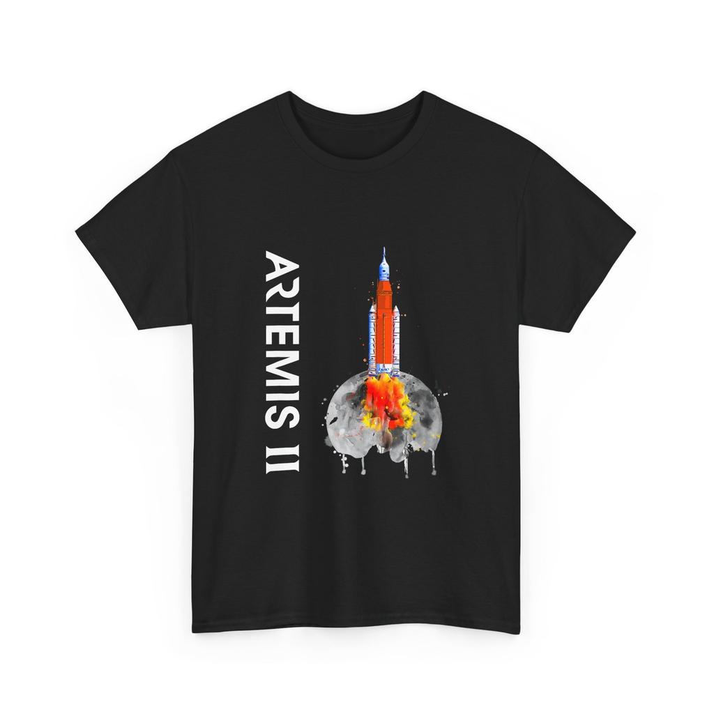 Artemis 2 T-Shirt, Artemis II Rocket Launch Mission To The Moon And Beyond Shirt
