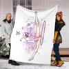 Gymnastics Theme Printed Blanket - Perfect for Couch, Bed, Travel & Outdoor Use | Machine Washable, Cozy & Durable.