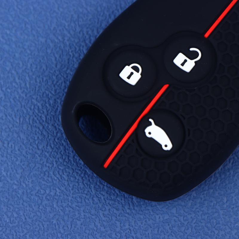 1Pcs Silicone Car Key Case Remote Car Key Cover Car Key Protector 2/3 Buttons Key Fob Cover Keys Accessories