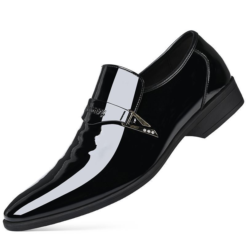 Counter quality men's fashion versatile business classic dress leather shoes, versatile, comfortable and breathable