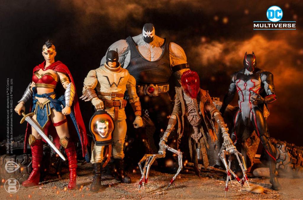 McFarlane DC 7 figurek Vlna 3 Poslední rytíř na Zemi Strašák - Sestav-A - -