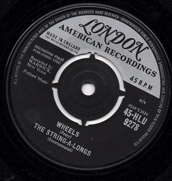 

7inch Record STRING-A-LONGS - Wheels 45HLU9278 London Records, 1961 UK Rock Used