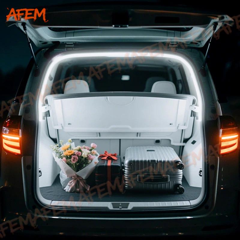 For 2010-2025 Honda Step Wgn Trunk light modification light Atmosphere lights White warm white Rear Trunk LED Light Bar