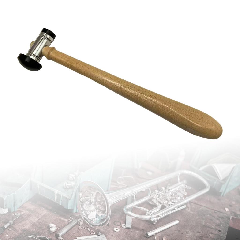 Gitarrenbundhämmer Bequemer Griff Doppelkopf Multifunktional für Bass Schmuck Heim Handwerkzeug