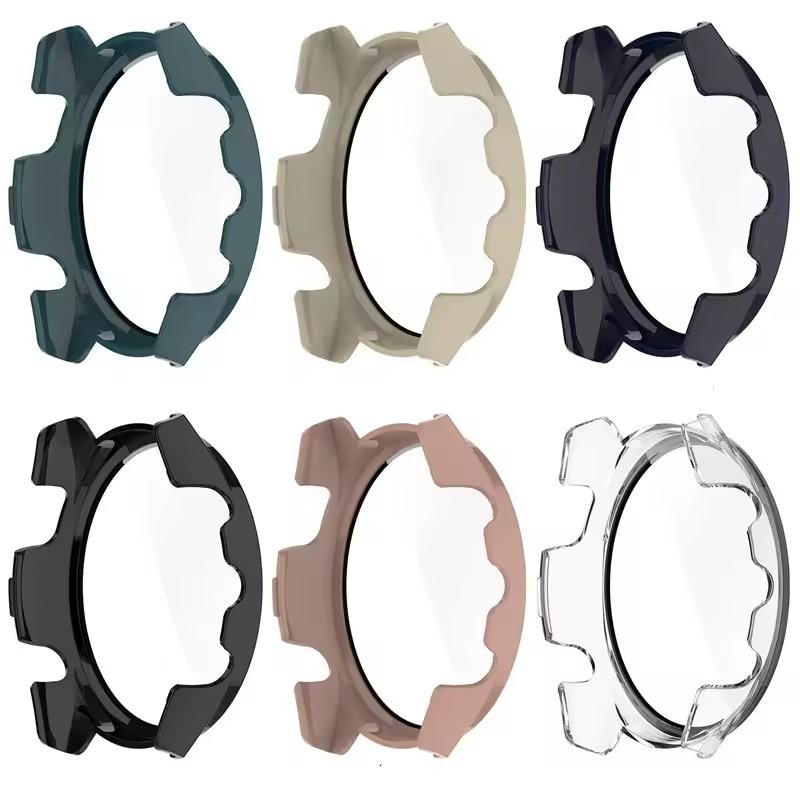 PC-deksel+Herdet glass For Garmin Forerunner 265 265S 965 955 255 165 / Venu 2 Plus 2s 3 Forerunner 255 955 965 Skjermbeskytter