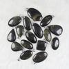 Golden Sheen Obsidian Gemstone Pendant Jewelry Making For Jewelry Supply Healing Crystal Pendant Bulk Wholesale Bezel Set Pendant Necklace