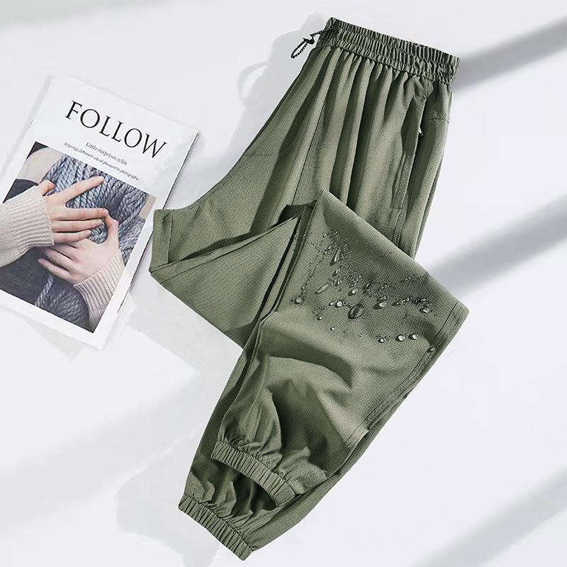 

Унисекс брюки-ветровка в американском стиле: Водонепроницаемый, Ветрозащитный, Идеально подходит для весеннего, летнего и осеннего пешего туризма и альпинизма. L [110-130 jin]