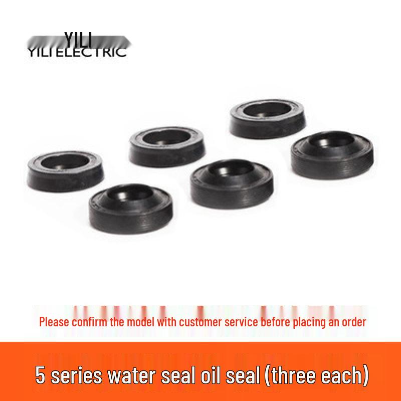 Accessori per lavatrici per auto Yili: Anello di tenuta, spazzola di carbone, valvola di troppo pieno, microinterruttore, valvola unidirezionale.