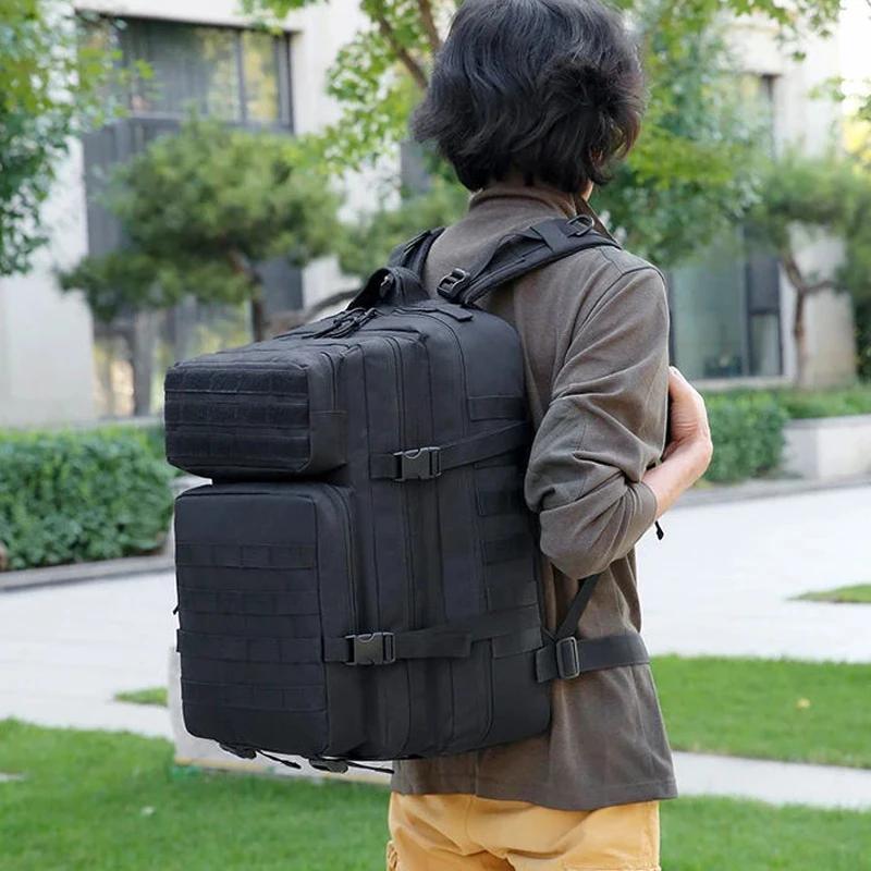 Travel Backpack Tactical Men Backpacks Hiking Outdoor Softback Water-Repellent Backpack Bag Hiking Camping Travel Backpack
