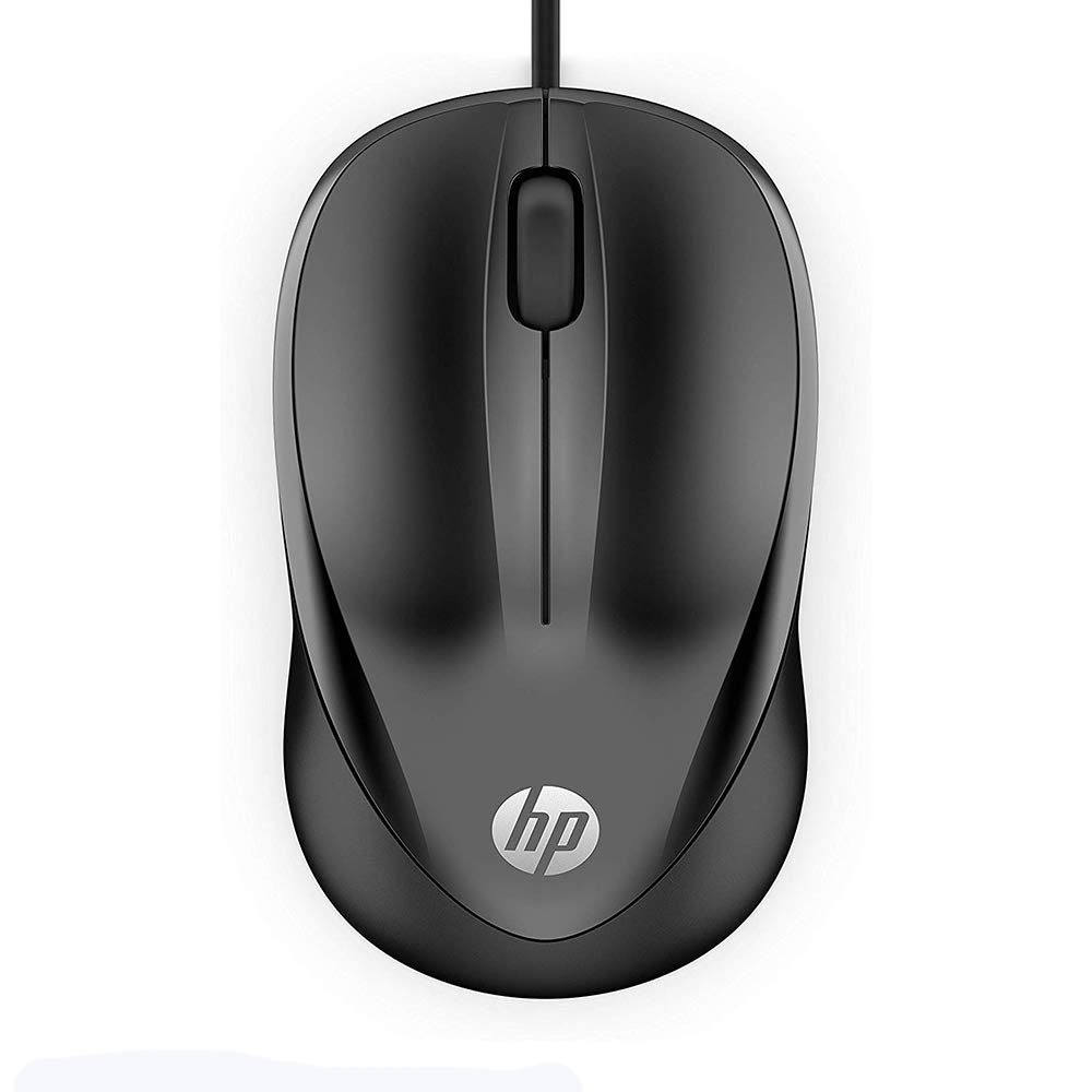 

Дротова миша HP HP 1000 USB, 3 кнопки, 1200 точок/дюйм, сумісна з Mac Windows PC Macbook, модель 1,5 м Номер 4QM14AA#UUF [] чорний