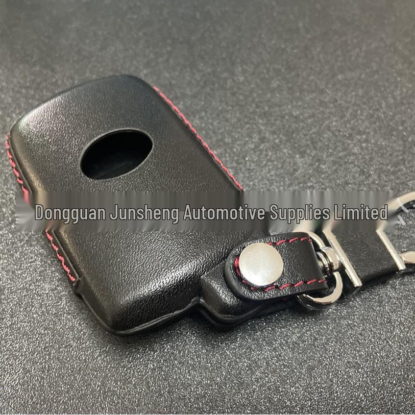 Genuine 4D Leather Case for Toyota 12 Camry/Previa/Alphard Smart Key (4-Button)