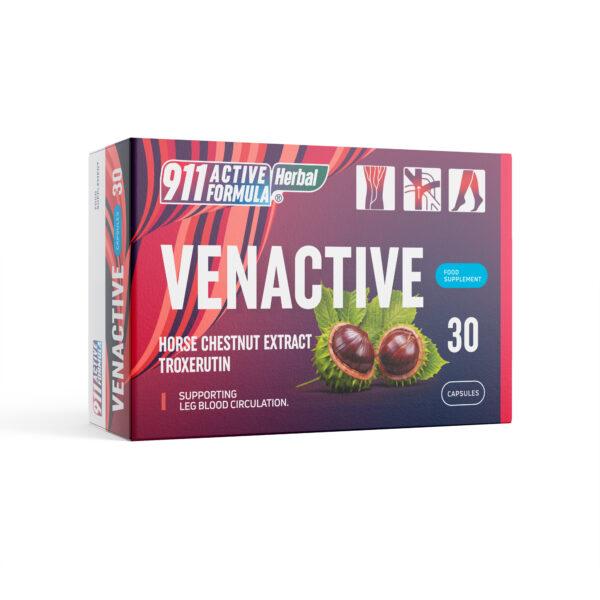 

911 Active Formula Herbal VENACTIVE capsules N30