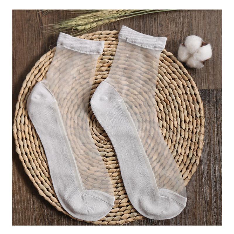Men's Summer Thin New Leisure Cool Breathable Crystal Stockings