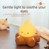 Dimmable LED Flameless Candle Soft Silicone Campfire Night Light LED Candles  Timing Function
