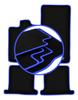 CARLUX-BLUE Car Mats For: Jaguar XK Coupe (2006-2014)