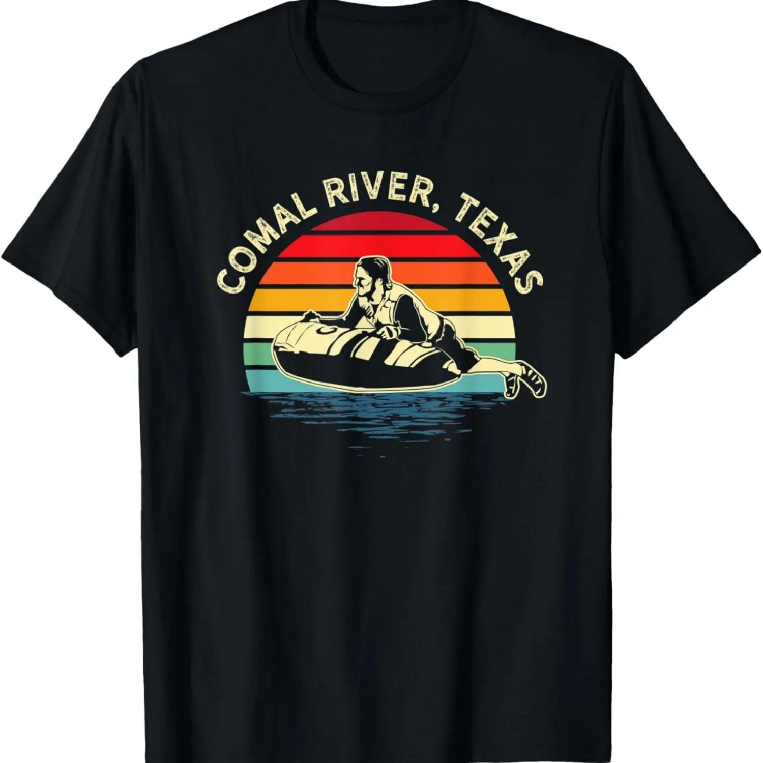 

Comal River Texas Tubing Water Tube Floating Tubes Texan T-Shirt S чёрный