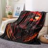 1PC Flannel Dragon Print Throw Blanket Soft Blanket for Sofa, Bed, Travel, Camping, Living Room, Office, Couch, Chair, and Bed