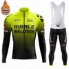 2026 Winter Velvet Warm Cycling Clothing Suit Set Wool Men Bicycle Suit Outdoor Sportswear MTB Bike Uniform Maillot Ciclisno Kit Triathlon