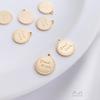 14K Gold-filled GoodLuck Pendant: Color-Preserving Round Tag for DIY Necklace, Bracelet, and Clavicle Chain