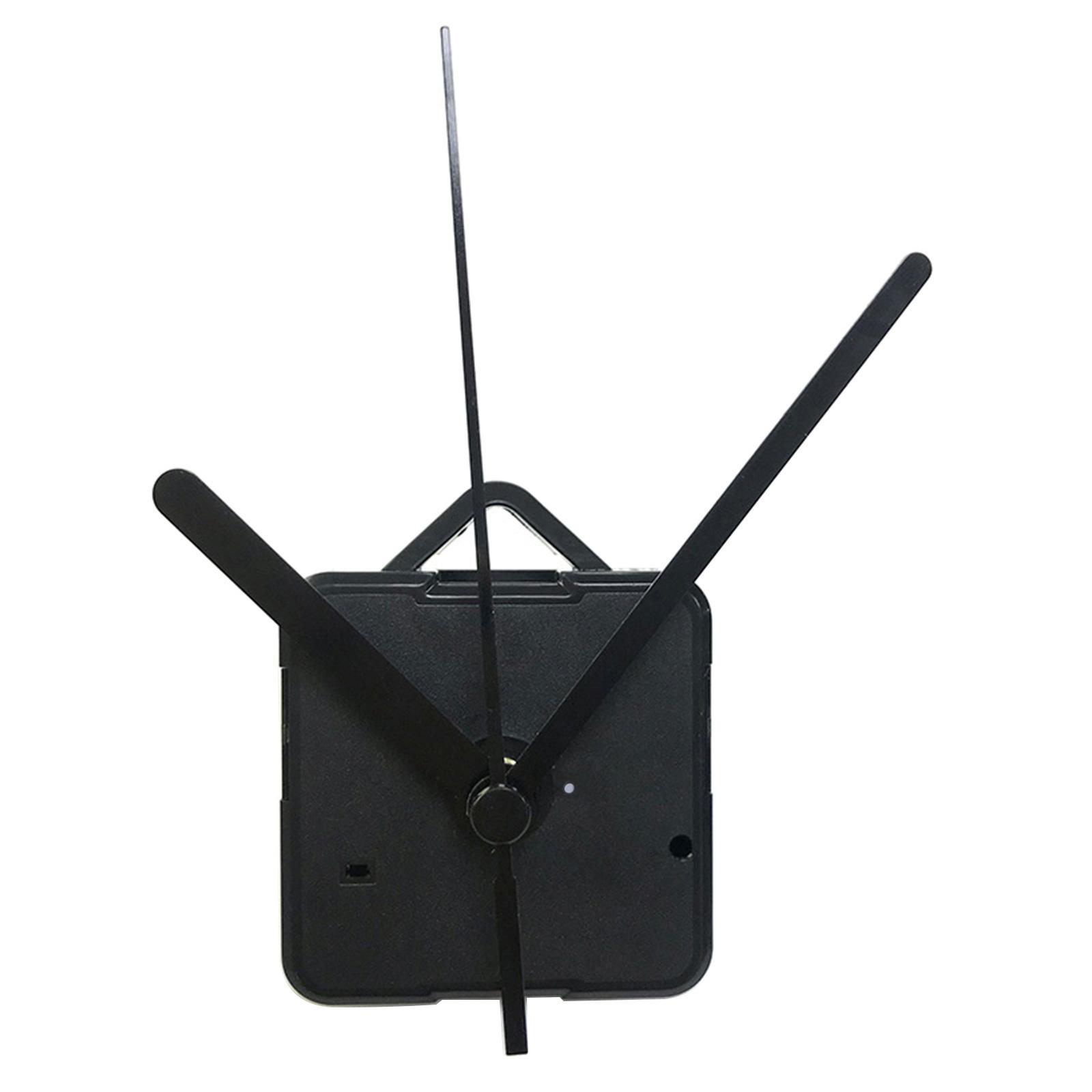 

Механизм настенных часов DIY Ремонт часов Запасная часть Механизм часового механизма с длинным валом Комплект Аксессуары для часов чёрный