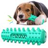 Squeaky Dog Toothbrush Chew Toy Serrated Teeth Cleaning Treat Dispensing Stick Durable Pet Supplies