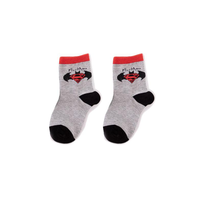Spider-man Cotton Boys Socks With Cute Cartoon Pattern For Fun And Comfortable Wear