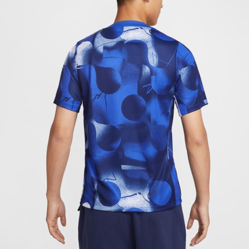 New Nike Dri FitAcademy Soccer Jersey Men's 497 Campus Navy Blue/Space Blue/White HM5724-497