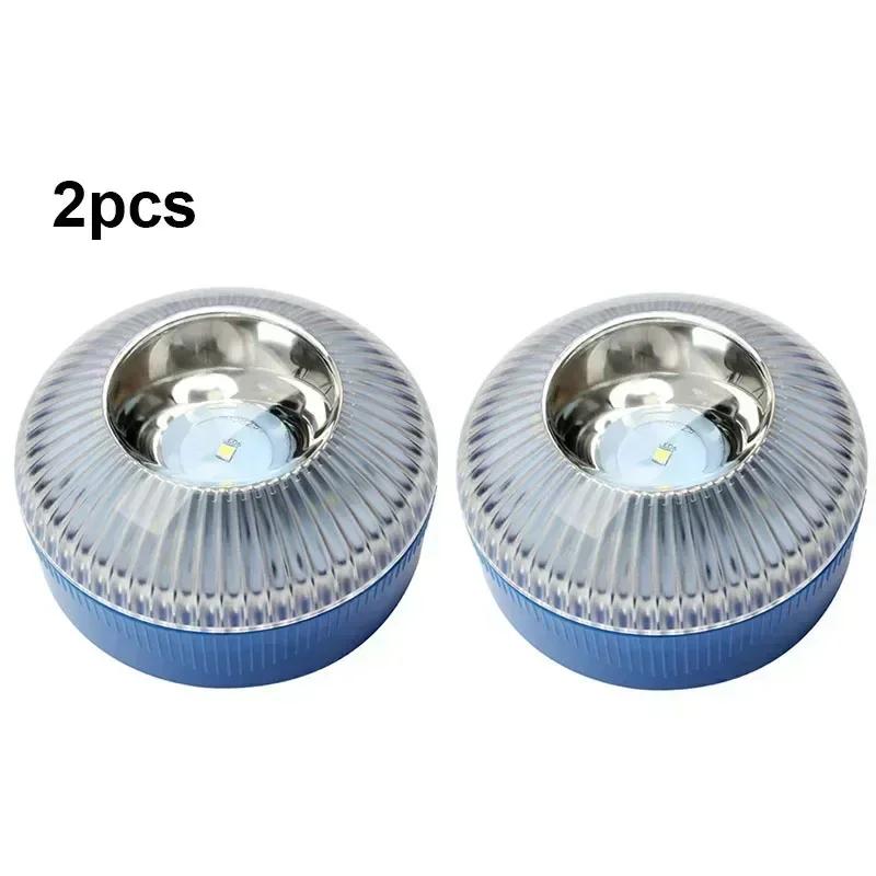 Newest Portable Emergency Light Car Emergency Beacon Light Orange/Blue/Red Magnetic Induction Strobe Light Waterproof Flashlight