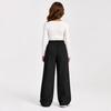 Kids High Waist Wide Leg Yoga Pants Color Athletic Sweatpants for Boys and Girls