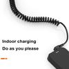 Type-C Cable Fast Space-saving Charging Safe Telescopic Design Spring TPU Data Cable for Tesla