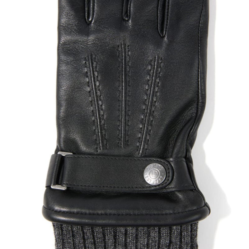 DENTS Henry Touchscreen Men's Leather Gloves - Black