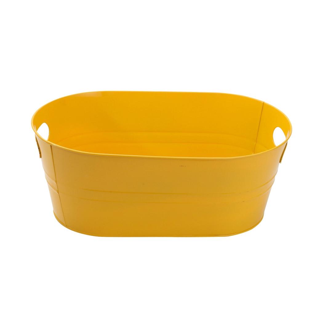 Galvanized Metal Ice Buckets, 4 Gallon Large Ice Buckets For Parties Wine Beverage Tub With Carry Handle For Home Beer Coolings