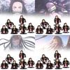 Adorable 6 Piece Q Version Nezuko Figure Set Cute Pvc Demon Slayer Collectible Dolls