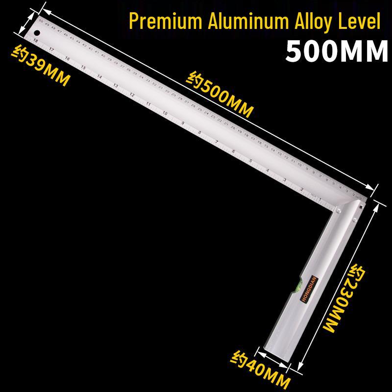 

Precision 90° Stainless Steel Woodworking Square