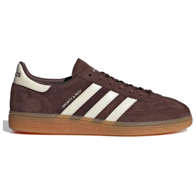 Sporty & Rich x adidas Handball Spezial Auburn Gum Unisex Sneakers Bruin Core-White IH2612