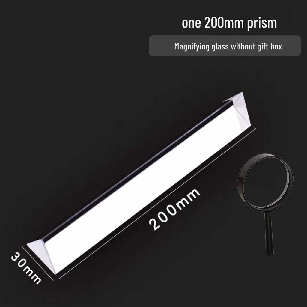 Regenbogen Optisches Glas Prisma für Fotografie & Physikunterricht - Erhältlich in großen & kleinen Größen.