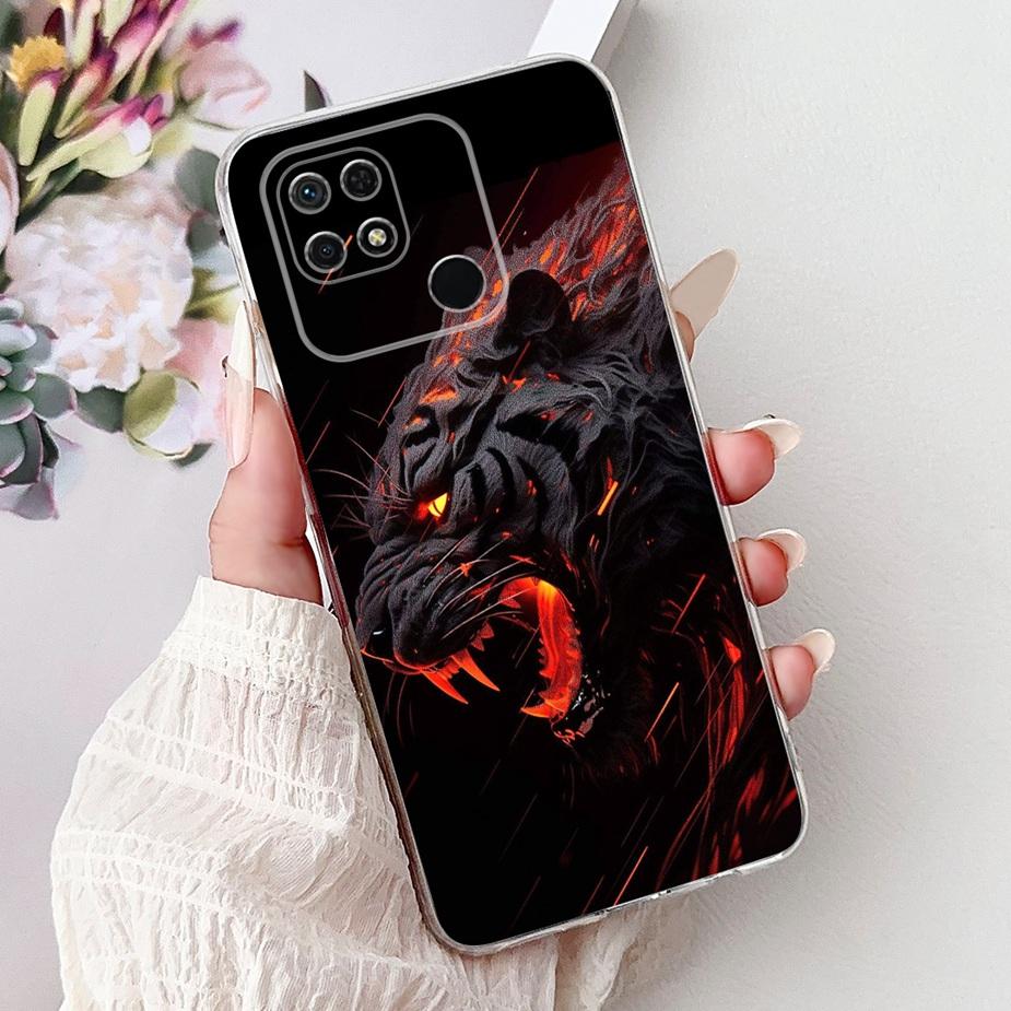 For Xiaomi Redmi 10C Case Cute Cat Luxury Butterfly Painted Cover 6.71'' Soft Silicone Case For Xiaomi Redmi 10C Redmi10C Fundas