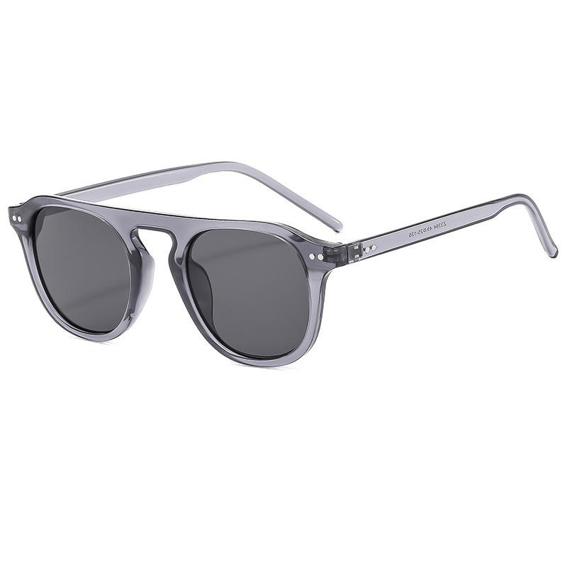 Vintage Korean Style Square Sunglasses With Uv400 Protection For Fashionable Outdoor Wear