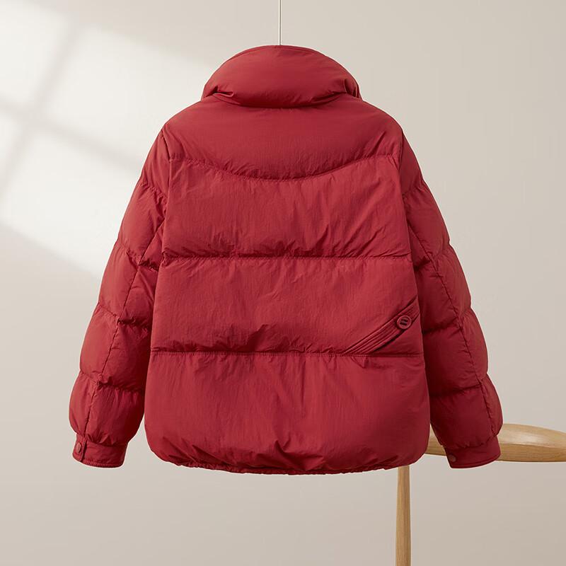 Tachi Women's Lightweight Short Stand Collar Down Jacket