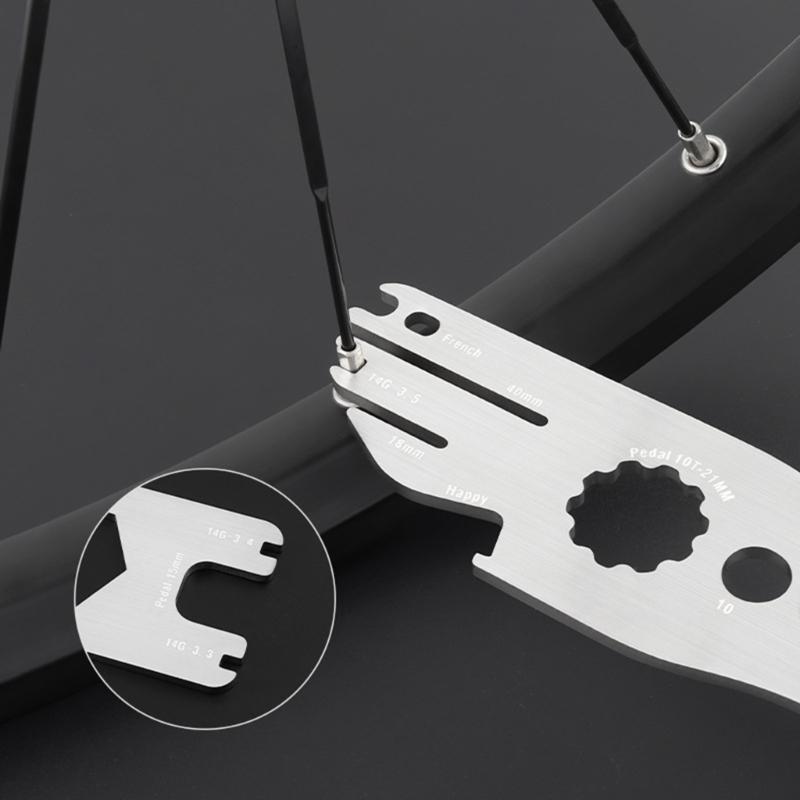Bicycles Multitool for Maintenance and Repairs, Stainless Steels Multifunctional Bikes Wrench Bicycles Maintenance Tool