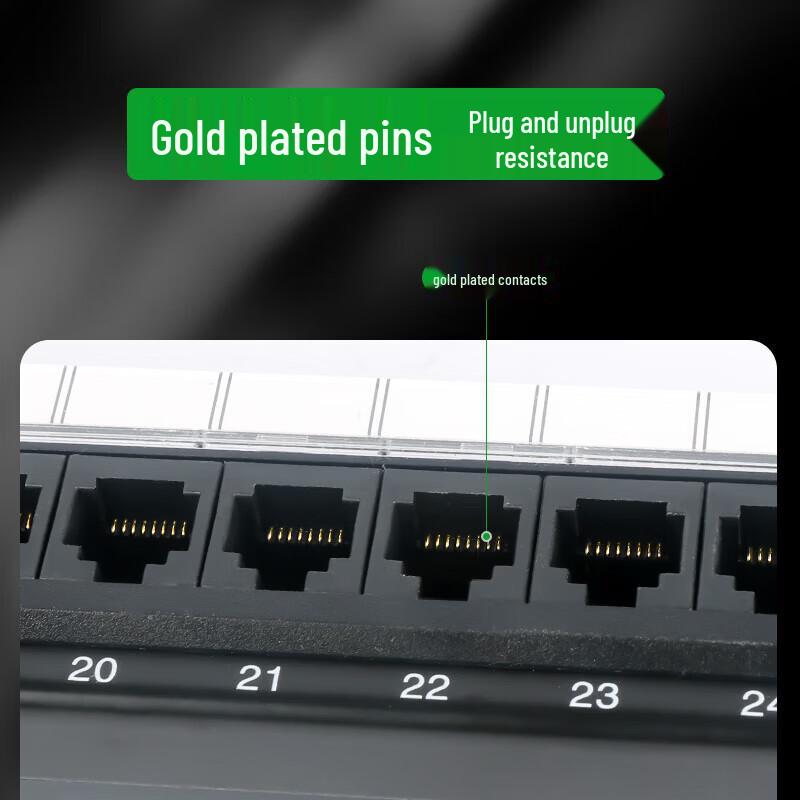 Huihuadu 24-Port 19-inch Network Patch Panel
