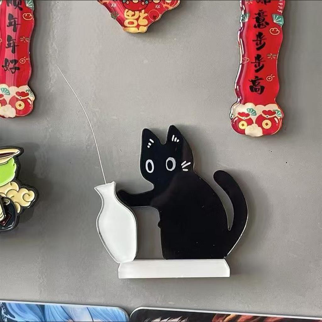 Pet Vase Fridge Magnet With Flower Or Beard