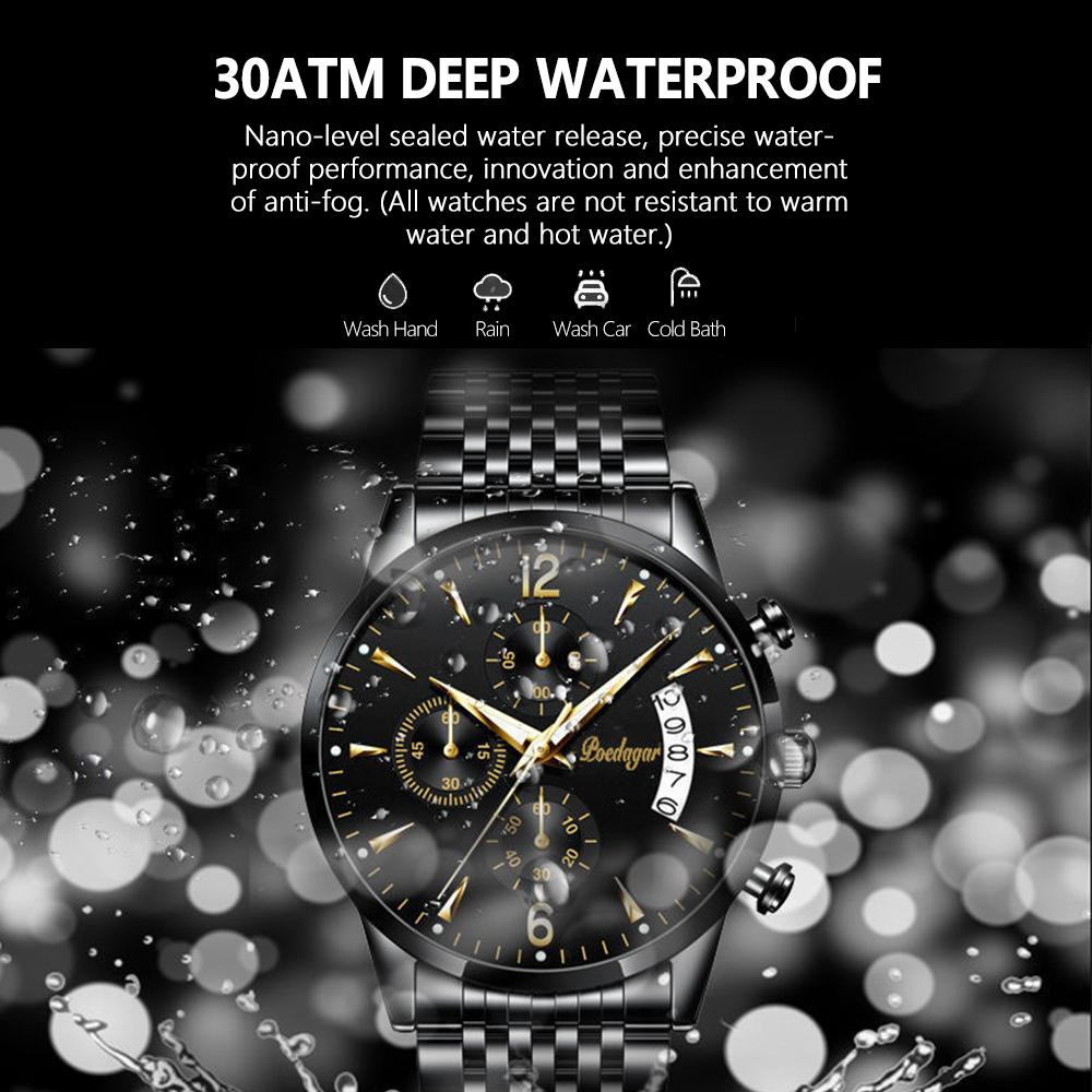 Brand New Fashion Men's Watch Waterproof Luminous Date Sport Watches Luxury Quartz Man Wristwatch Luxury Male Clock